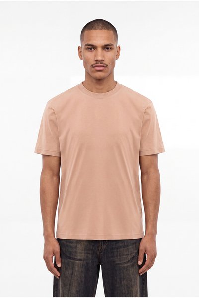Machinist Men's Basic Relaxed Thin Cotton T-Shirt Mink