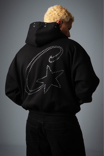 Crupt Studio Crupt Heritage Stoned Boxy Crop Men's Zip Hoodie Jacket