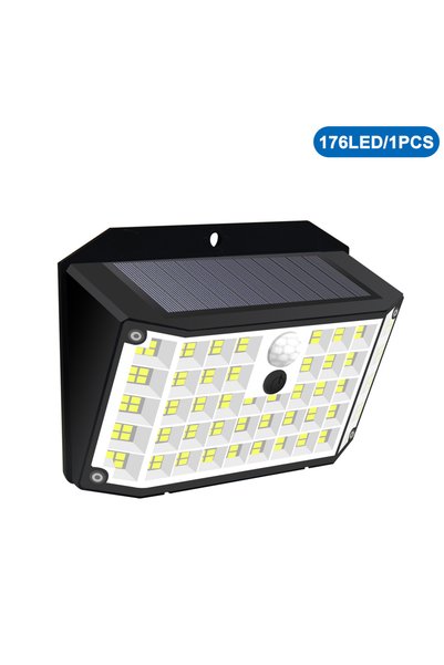 Choice1 مصباح شمسي خارجي بـ 176 مصباح LED، مصباح شمسي خارجي بـ 468/208/138 مص...