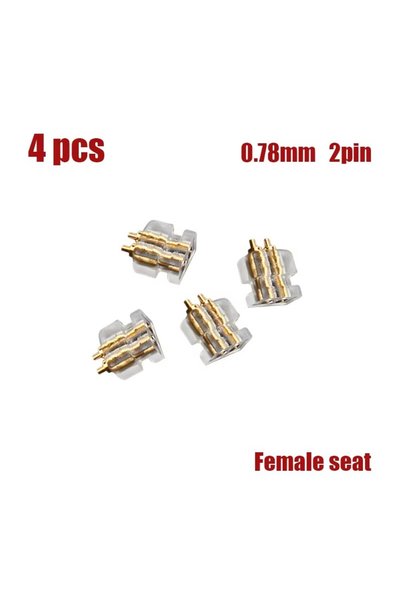 Choice7 4pcs-0.78mm 0.78mm 2pin Socket Female Double Pin Socket Diy Custom Hi...