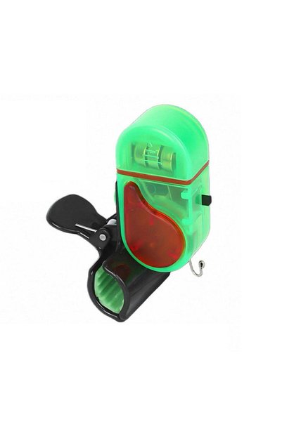 Choice green-1pc 1/2PCS Fishing Bite Alarm with LED Light, Clip On Fish Rod E...