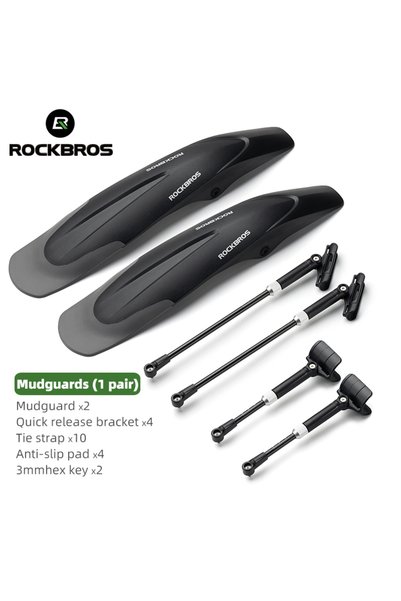 Choice واقيات طين أمامية وخلفية من ROCKBROS للدراجات الجبلية، قابلة للتوسيع و...