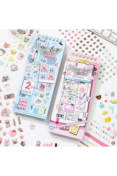 choice2 AB 20sheets Moment Collection Kawaii Ins Small Element Label PET Die ...