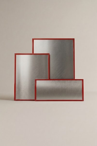 Manyetik Metal Pano Duvar Panosu – Çerçeveli Not ve Fotoğraf Panosu (Magnetic board) - Mood Board