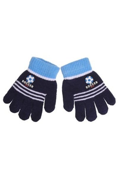 OEM Manusi Albastre Ciel cu Model Minge de Fotbal 3D pentru Copii 2-5 Ani - 1...