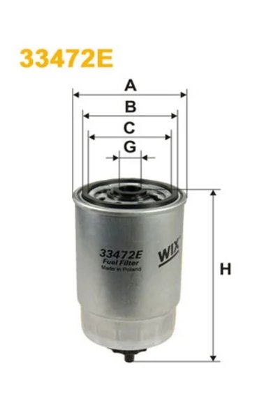 Wix Filters Filtru Combustibil Avia D-Line Case Ih Cs/Farmall/Jx-Series Deutz...