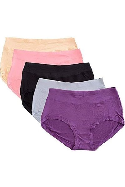 Warmhaus Warm Sun Women's Bamboo Viscose Fiber Multi Pack Plus Size Stretchy ...