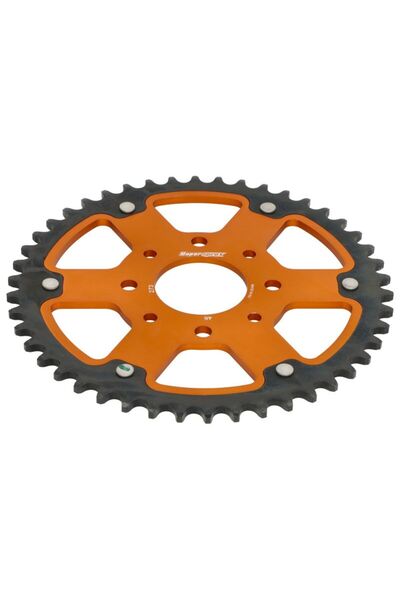 SUPERSPROX Pinion Lant Spate Aluminiu / Otel Numar Dinti: 46 RST-273:46-ORG