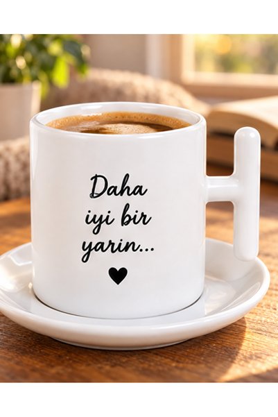 KADOREX DESIGN A Better Tomorrow Written Motivational Themed Coffee Cup