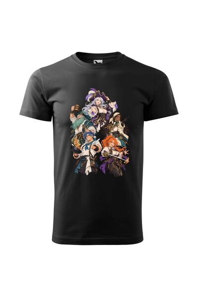 Malfini Tricou personalizat "One Piece – Piratii #9", Negru, Copil, Bumbac 100%,