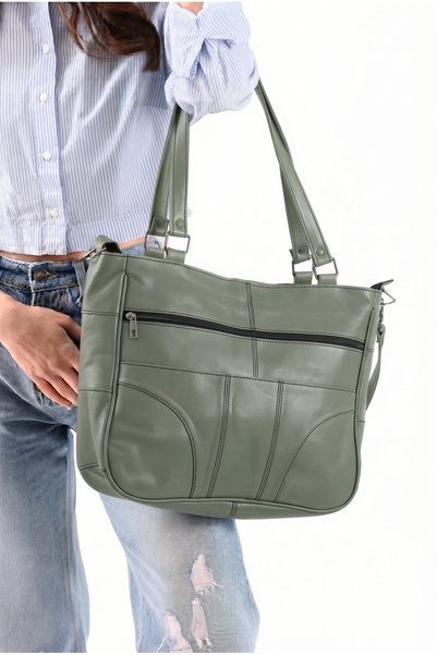NahitaTyana Genuine Luxury Leather Large Size Women's Shoulder Bag, Arm Bag, ...
