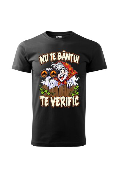 Malfini Tricou personalizat "Nu te bantui", Negru, Barbat, Bumbac 100%,