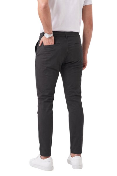 DeepSEA Erkek Slim Fit Likralı Siyah Jogger Pantolon – Beli Lastikli İpli Esnek Spor Pantolon 2700523