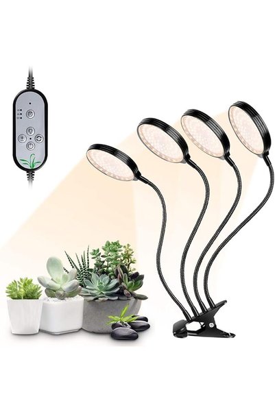 EACAM USB Plant Grow Light 156 LEDs Sunlight Full Spectrum Adjustable Desktop...