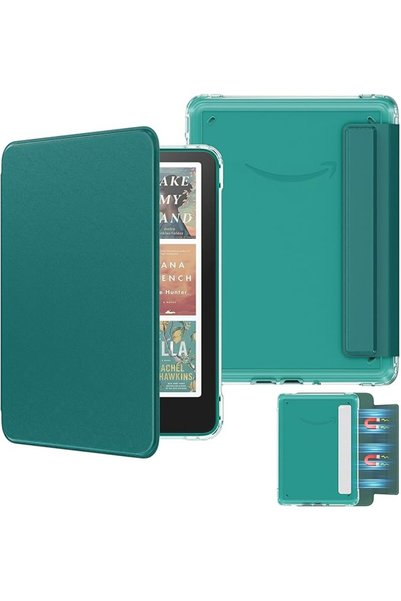 MOKOBARA MoKo Magnetic Case for 7" Kindle Paperwhite 12th Gen& Colorsoft, Black