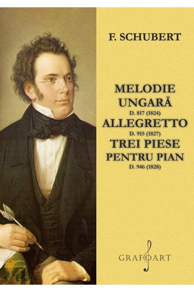 GRAFOART Melodie ungara. Allegretto. Trei piese pentru pian - F. Schubert