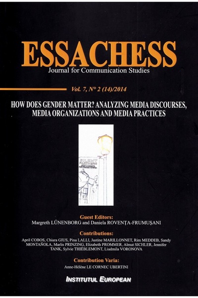INSTITUTUL EUROPEAN Revista Essachess Vol.7 Nr.2 (14) din 2014