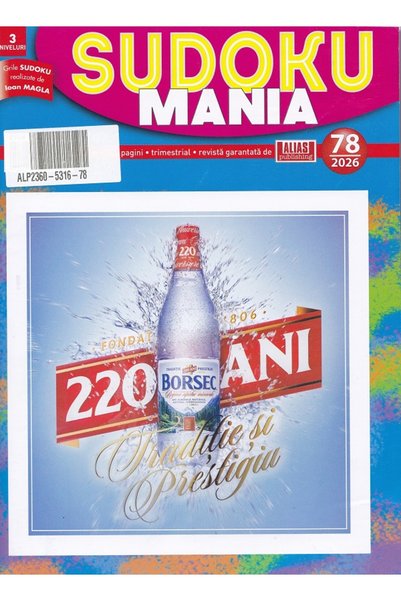 ALIAS PUBLISHING Sudoku Mania Nr.78 2026
