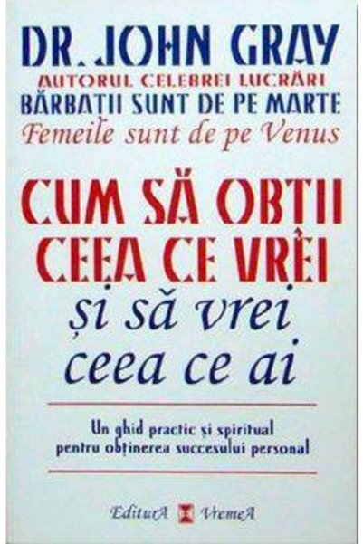 VREMEA Cum sa obtii ceea ce vrei si sa vrei ceea ce ai - John Gray