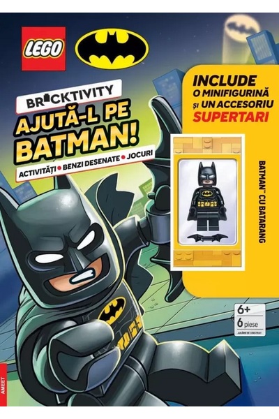 Didactica Publishing House Lego Bricktivity + Minifigurina LEGO: Ajuta-l pe B...