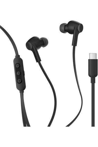 Belkin سماعات أذن سلكية SOUNDFORM ANC USB-C، سماعات داخل الأذن مع ميكروفون - ...
