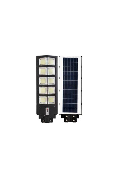 OEM Lampă Solară Stradală LED, Senzor de Mișcare, 300W, 225 LED, IP65, Lumină...