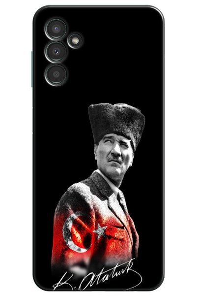 Zebana Samsung Galaxy A57 Compatible Case Mustafa Kemal Atatürk Design V2 Sil...