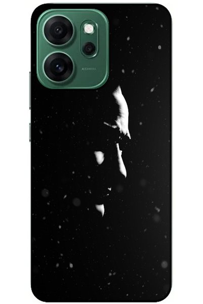 Zebana Oppo Reno14 F Compatible Case Ataturk Silhouette Silicone Case (Printed)