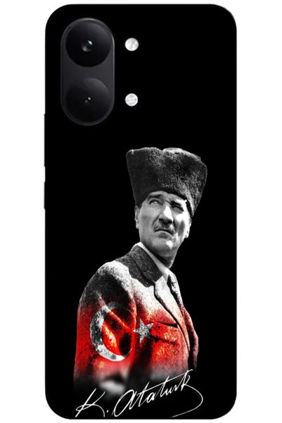 Zebana حافظة متوافقة مع هاتف Poco X8 Pro Max من السيليكون بتصميم مصطفى كمال أ...