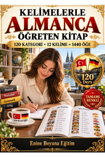 Enine Boyuna Eğitim كتاب تعليم اللغة الألمانية بالكلمات |   تعلم اللغة الألما...
