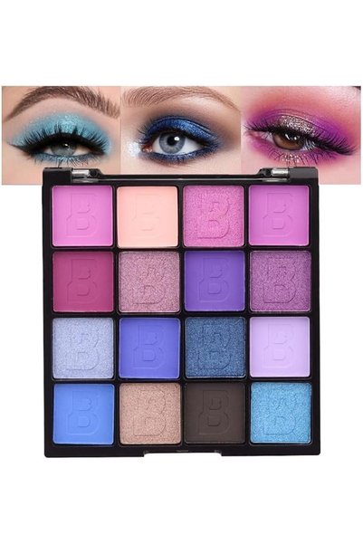 bolivia's Eyeshadow Palette, 16 Colors Professional Makeup Set with Matte & G...