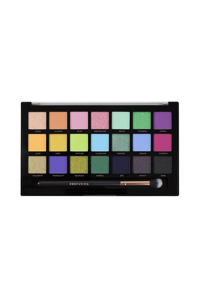 PROFUSION COSMETICS Dreamy, Paletă de farduri de ochi, 21 de nuanțe, 245 g