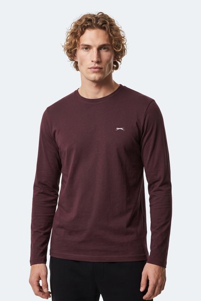 Slazenger Ozzie I Men's Plum T-Shirt