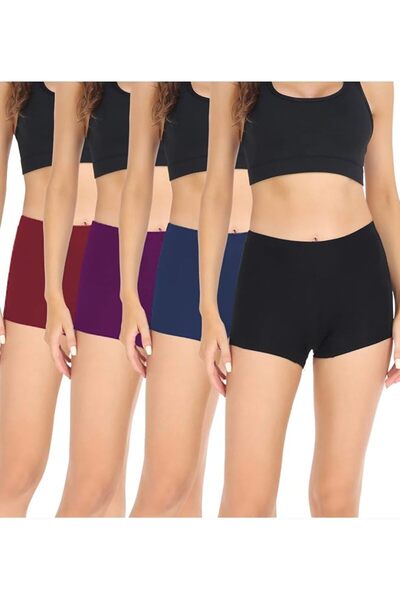 wirarpa سراويل داخلية نسائية قطنية قصيرة، ملابس داخلية للدراجات الهوائية، سرا...