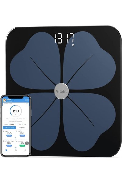Arabest Smart Body Fat Scale,Digital Wireless Bathroom Scale for BMI,Muscle a...
