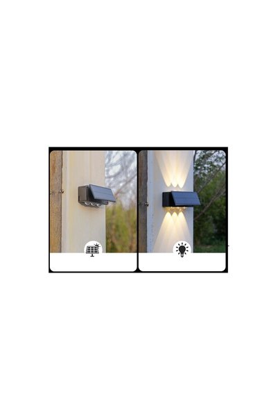 OEM Lampă Solară LED, pentru Perete, Senzor de Lumină, 6 LED, IP65, Lumină Mu...