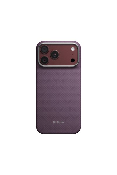 PITAKA Husă Edge pentru iPhone 18 Pro Max cu PitaTap, MagSafe, Mov Charoite