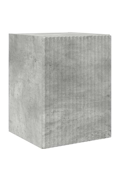 Generic Brand vidaXL Dulap TV de perete 30 x 31 x 40 cm Gri Beton Lemn prelucrat
