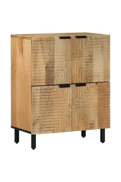 vidaxl Bufetă maro 60x33x75 cm lemn masiv de mango