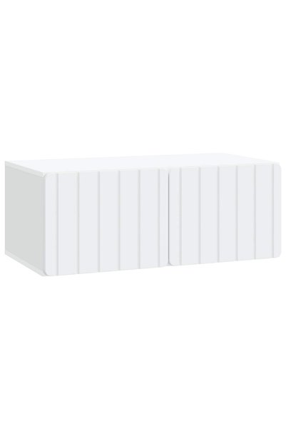 Generic Brand vidaXL Oglindă TV montată pe perete 78,5 x 41 x 30 cm Alb