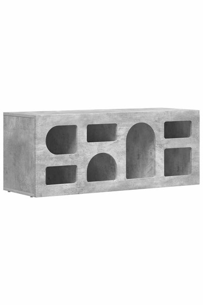 Generic Brand vidaXL Cabinet TV ELST 100 x 35 x 40 cm Gri din beton Lemn prel...