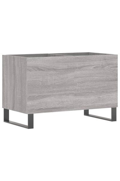 vidaxl Dulap pentru discuri gri sonoma 74,5x38x48 cm lemn prelucrat