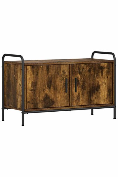 Generic Brand vidaXL Cabinet TV 79,5 x 33 x 50 cm Stejar fumuriu Lemn prelucrat