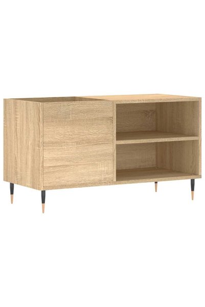 vidaxl Dulap pentru discuri stejar sonoma 85x38x48 cm lemn prelucrat