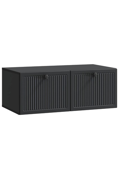 Generic Brand vidaXL Oglindă TV montată pe perete Pe perete Negru 78,5 x 41 x...