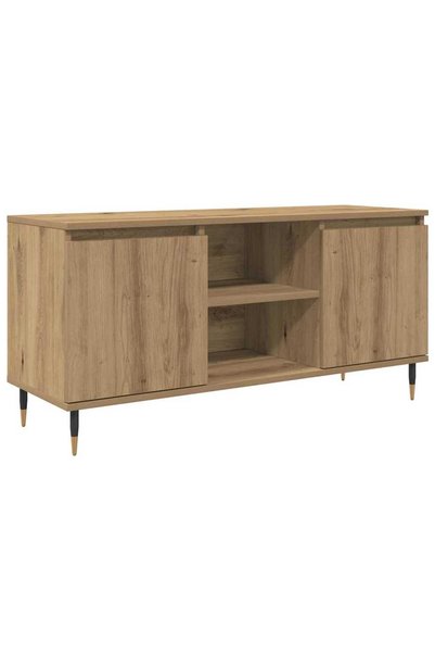 Generic Brand vidaXL Cabinet TV 104 x 35 x 50 cm Stejar Artizanal Lemn prelucrat