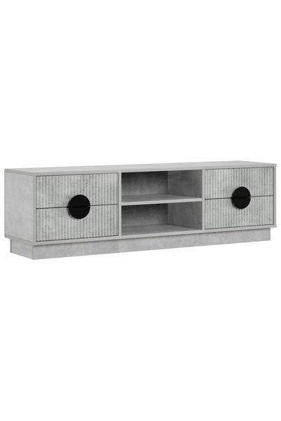 Generic Brand vidaXL Cabinet TV VENRAY 137,5 x 33 x 40 cm Gri Beton