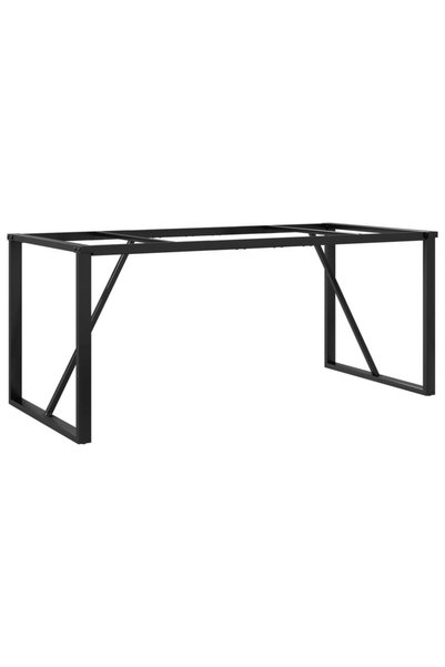 vidaxl Picioare masă de sufragerie O-Frame 180x80x73 cm Oţel