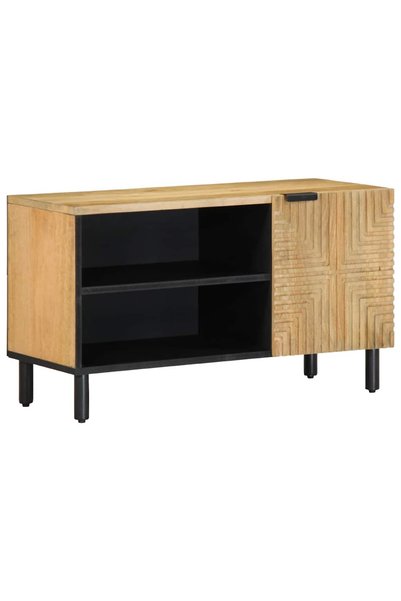vidaxl Dulap TV maro 80x31,5x46 cm lemn masiv de mango