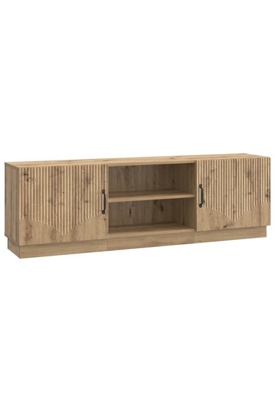 Generic Brand vidaXL Cabinet TV 150 x 31 x 47 cm Stejar Artizanal Lemn prelucrat